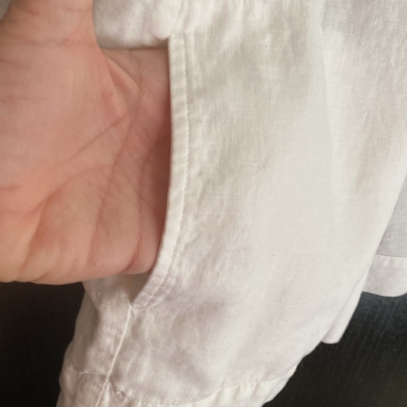 Linen jacket without fastening with pockets size L no tag - Picture 3 of 10